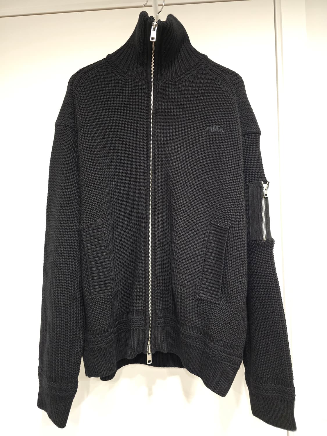 준지 / 25fw ma-1 하이넥 집업 가디건 / S  상품이미지1