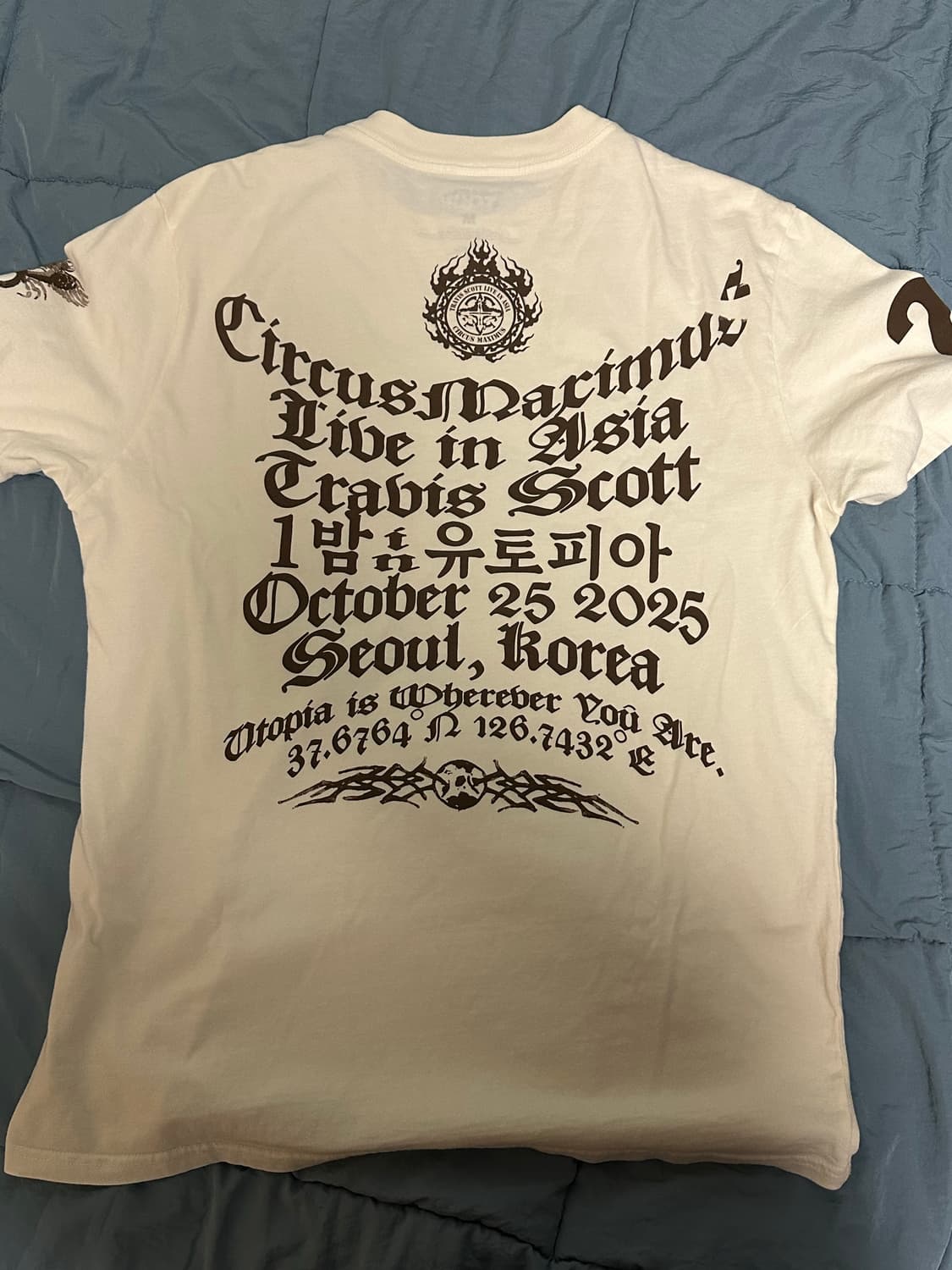 트레비스 스캇 머천 반팔 M 상품이미지2