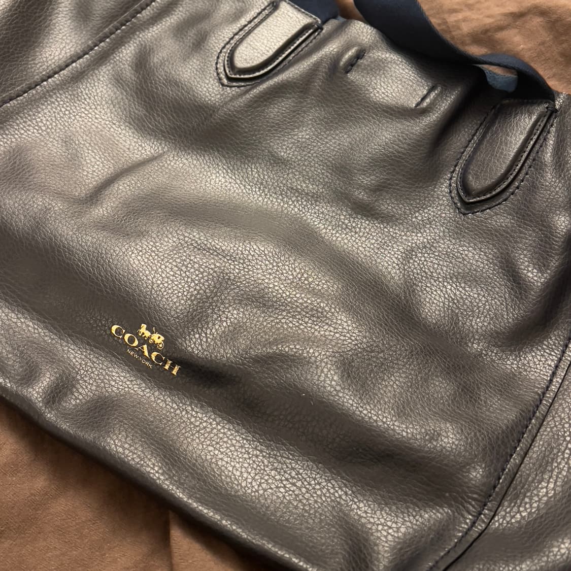 Coach vintage tote bag navy 상품이미지6