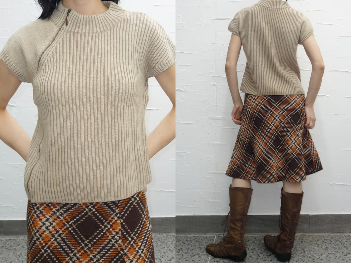 zip point knit 상품이미지1