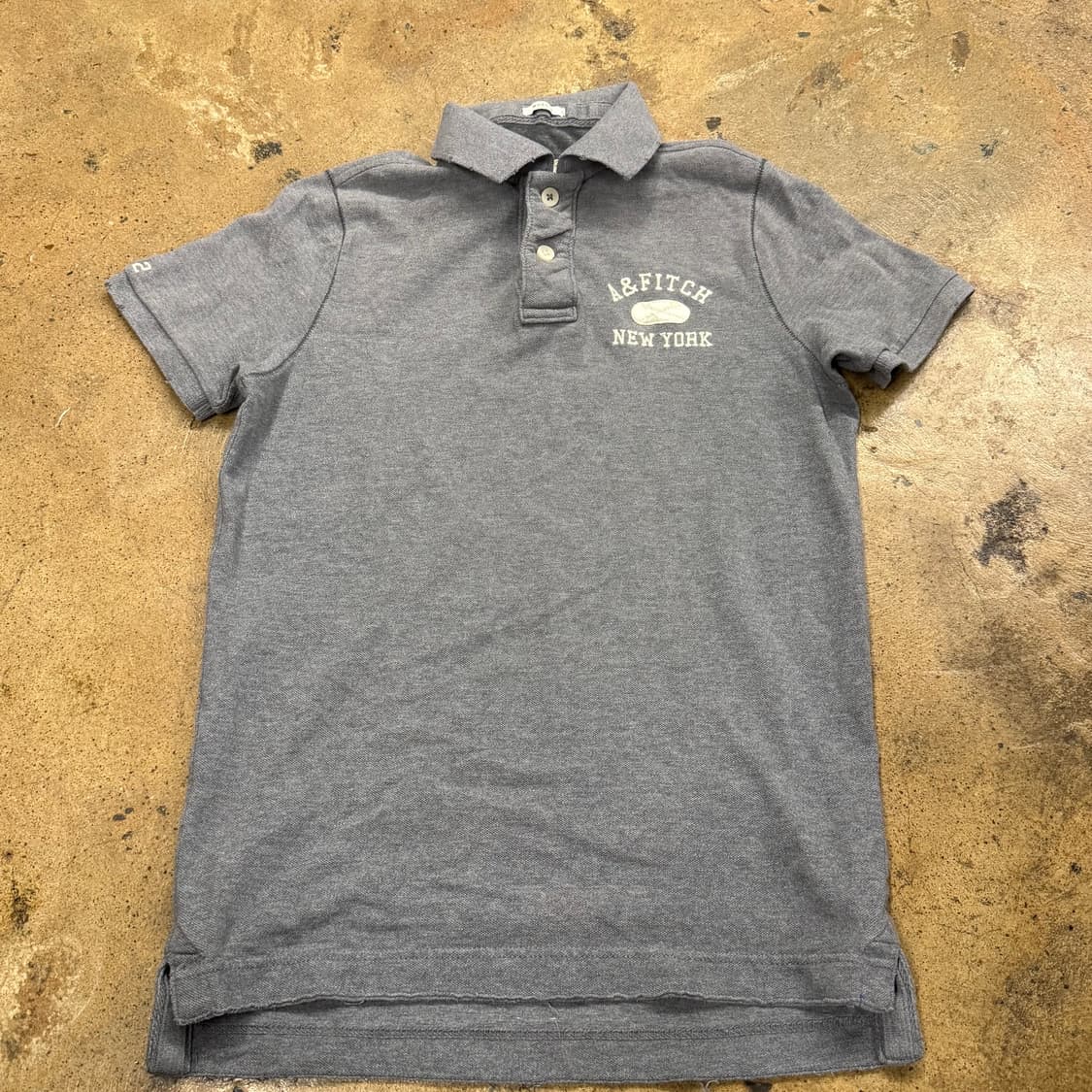 아베크롬비 그레이 PK 카라 반팔 티 상품이미지2