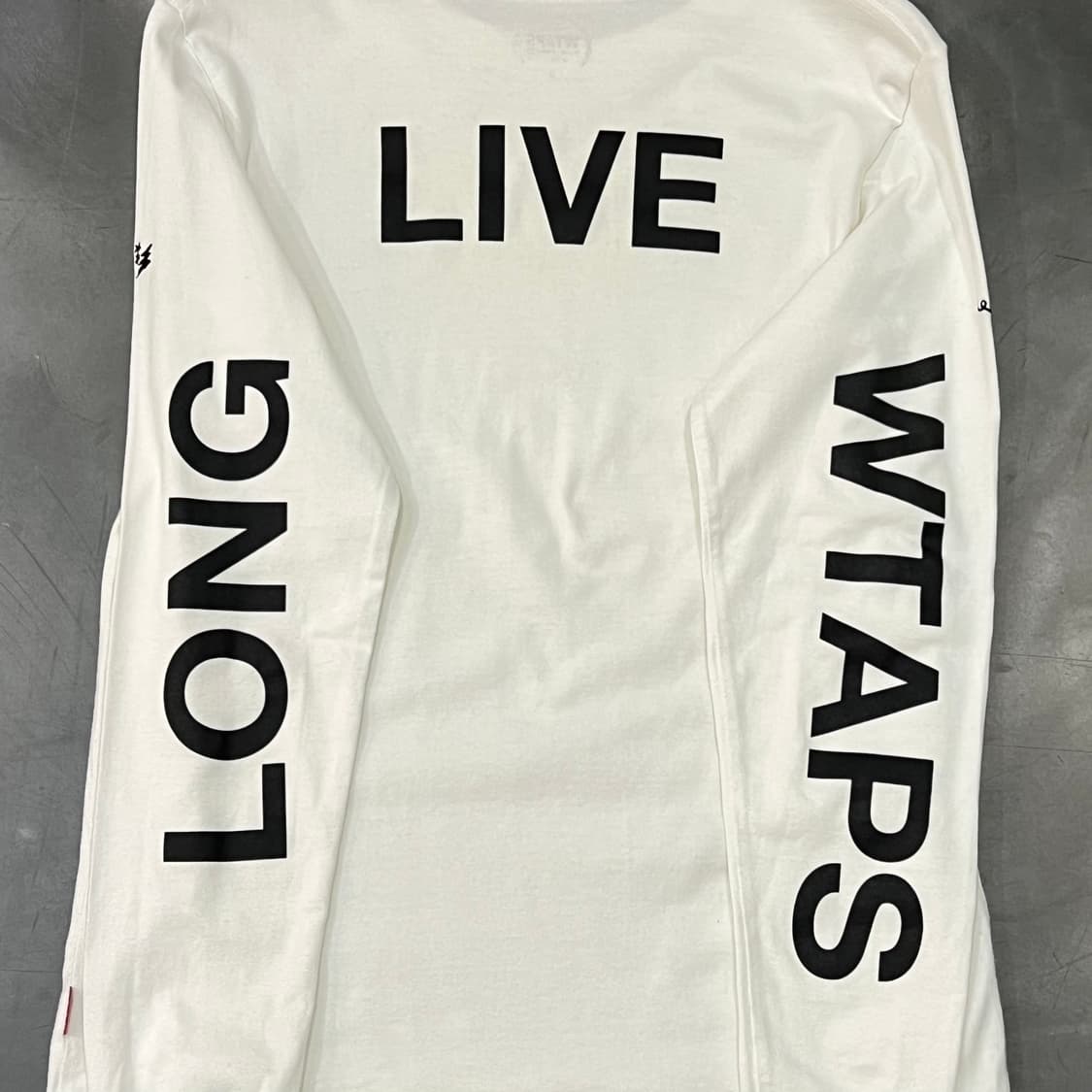  더블탭스 레터링 롱슬리브 y14418 상품이미지7