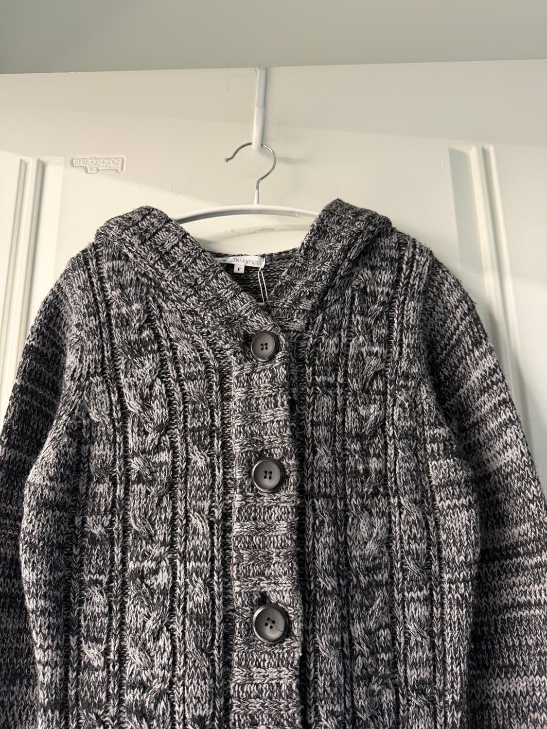 일본빈티지 멜란지 보카시니트 롱 가디건 상품이미지6