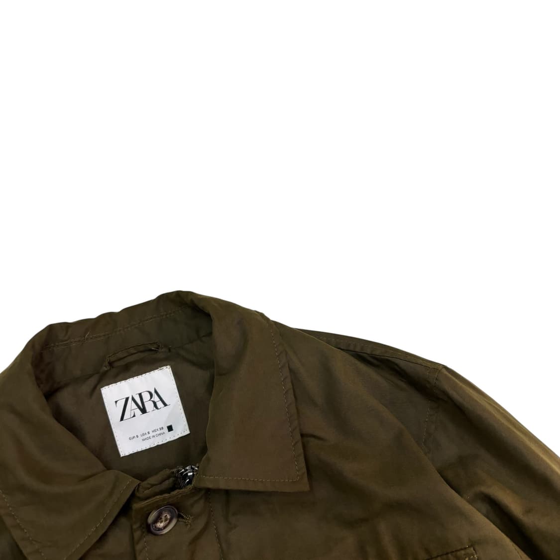 자라 카키 클래식 야상 자켓 상품이미지2
