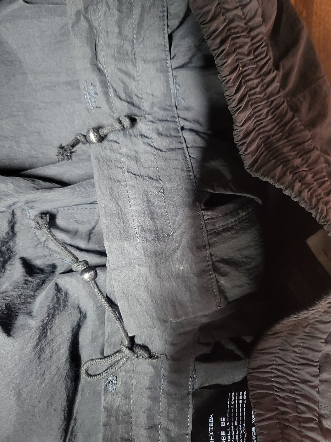 폴리테루 나일론 라운지 팬츠(사이즈2/ 28인치이상, 고무줄) 상품이미지3