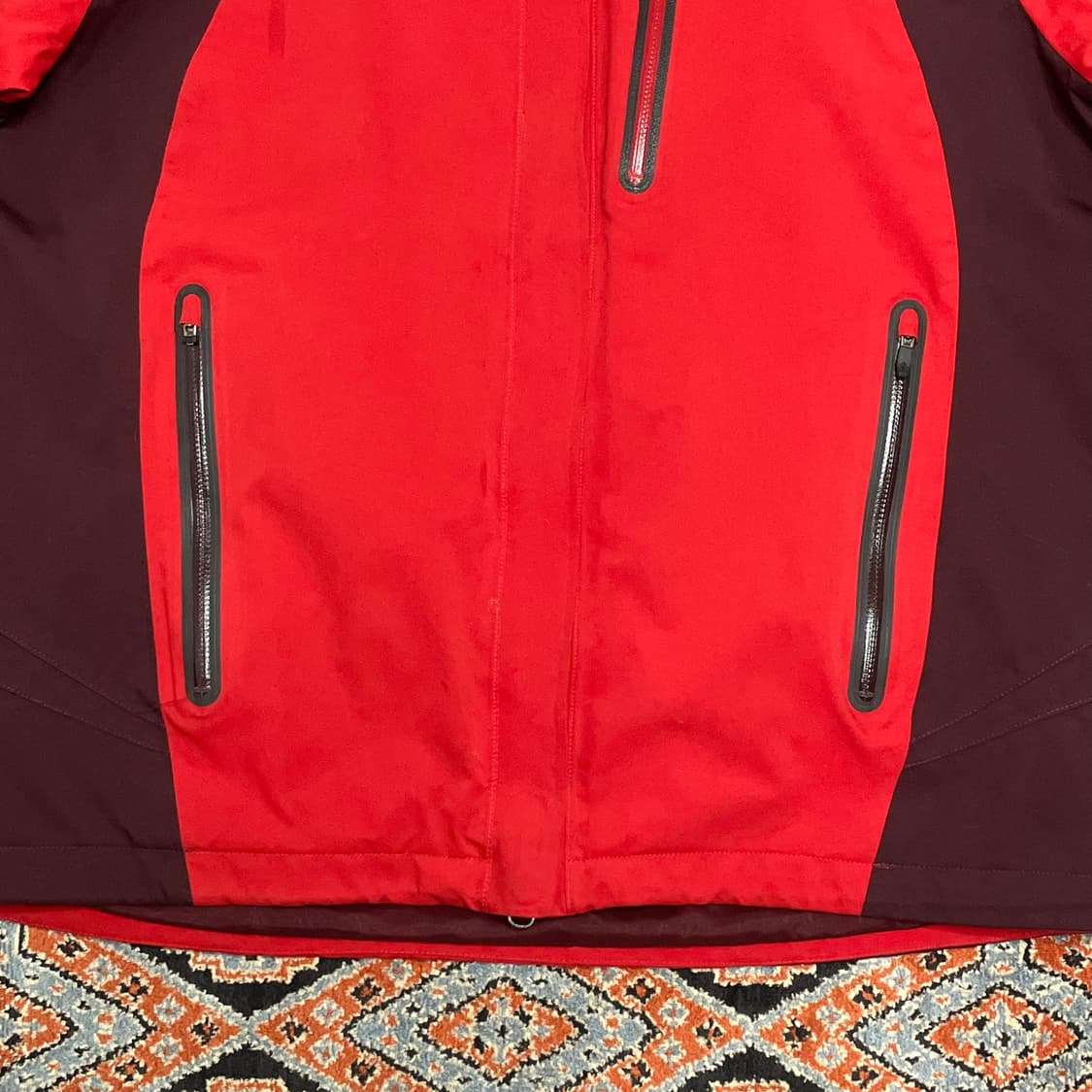 컬럼비아 레드 옴니드라이 바람막이 점퍼 남성XL 상품이미지3