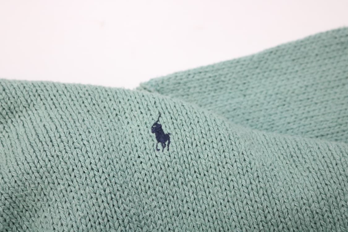 폴로 랄프로렌 민트 빈티지 포니 자수 코튼 니트 (M) 상품이미지5