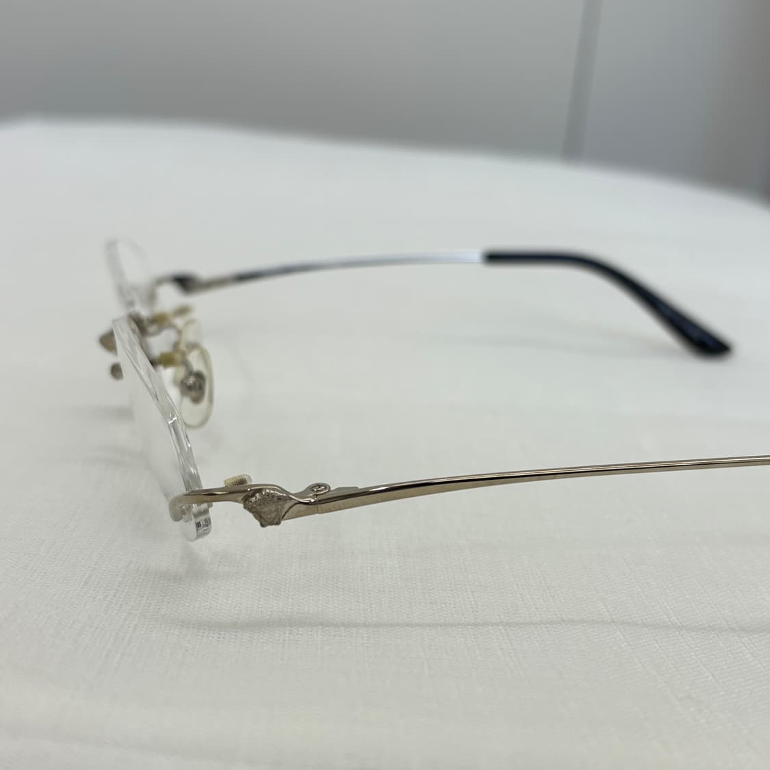 VERSACE 베르사체 실버 무테 안경 상품이미지6