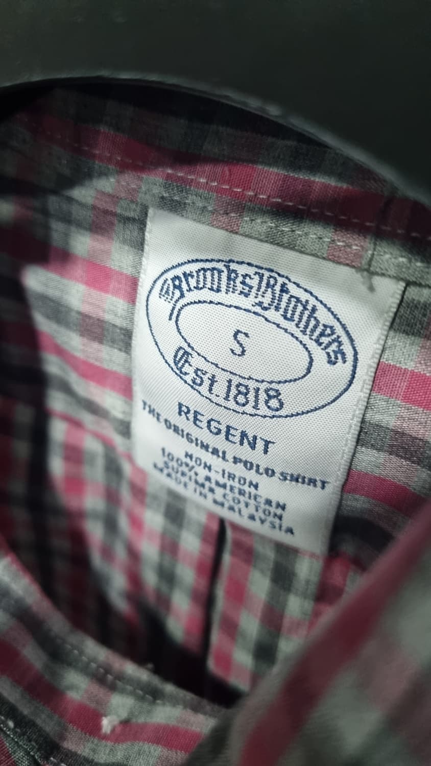 (BROOKS BROTHERS) 95size 리젠트핏 체크셔츠 상태최상 상품이미지2