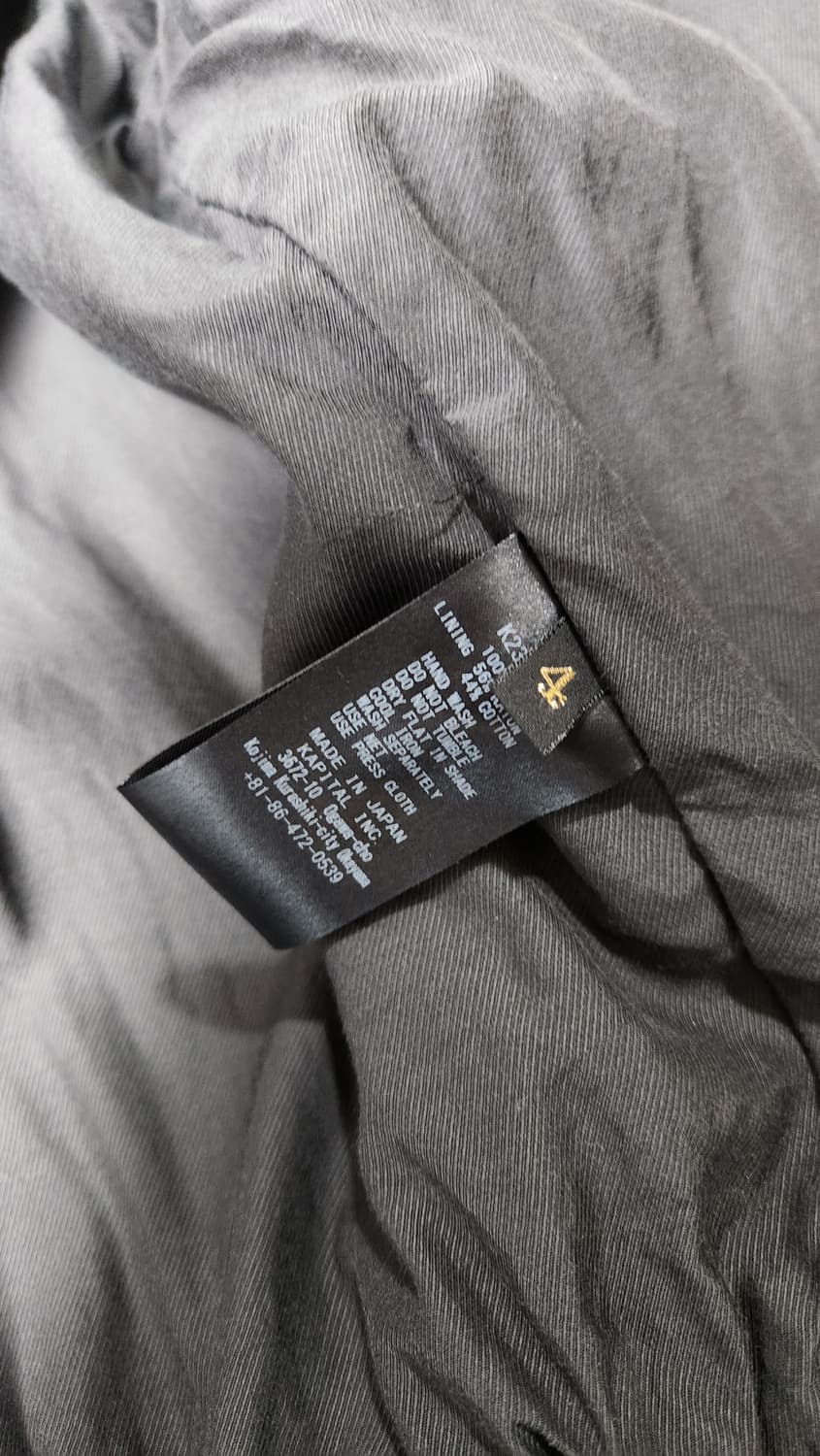 캐피탈 레이온 트윌 본 드리즐러 자켓 블랙 상품이미지3