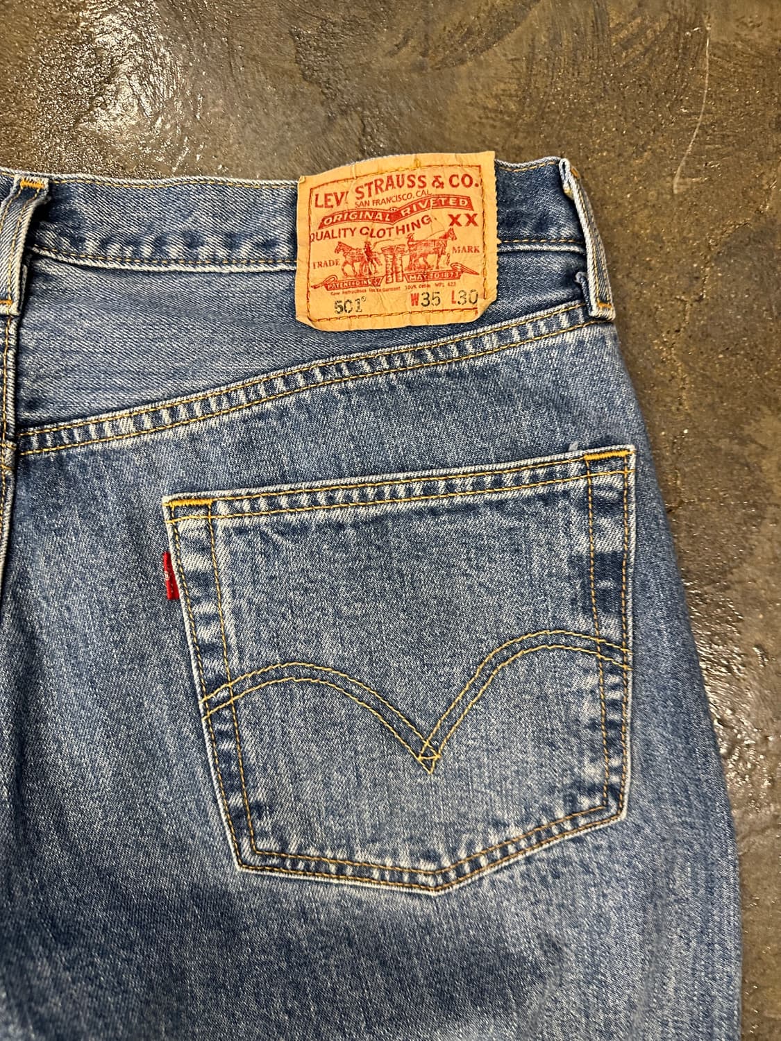 00s Levis 리바이스 501 W35 L30 상품이미지6
