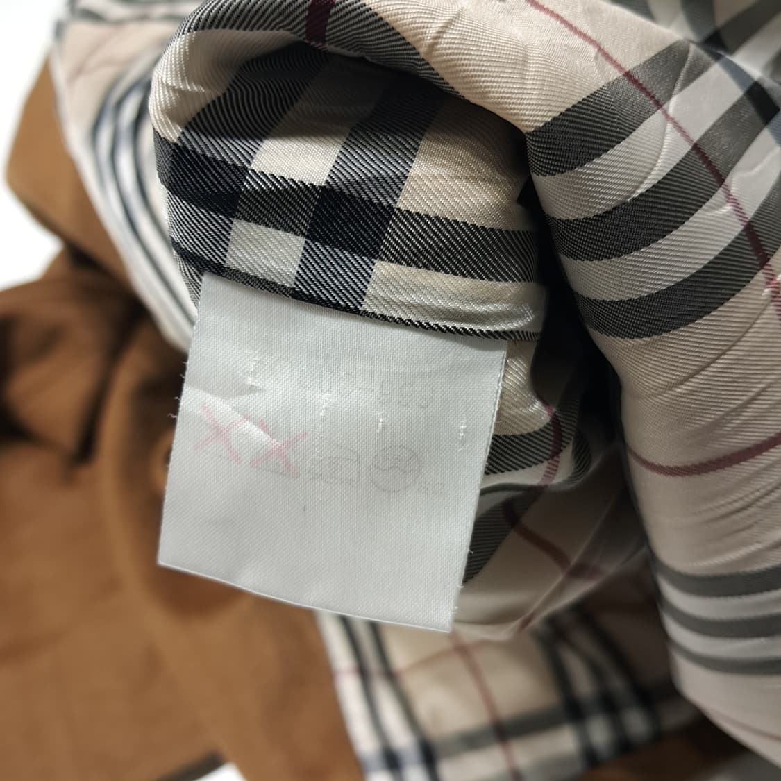 CN985W L 버버리 클래식카멜 노바체크 라이닝 울 롱코트 상품이미지7