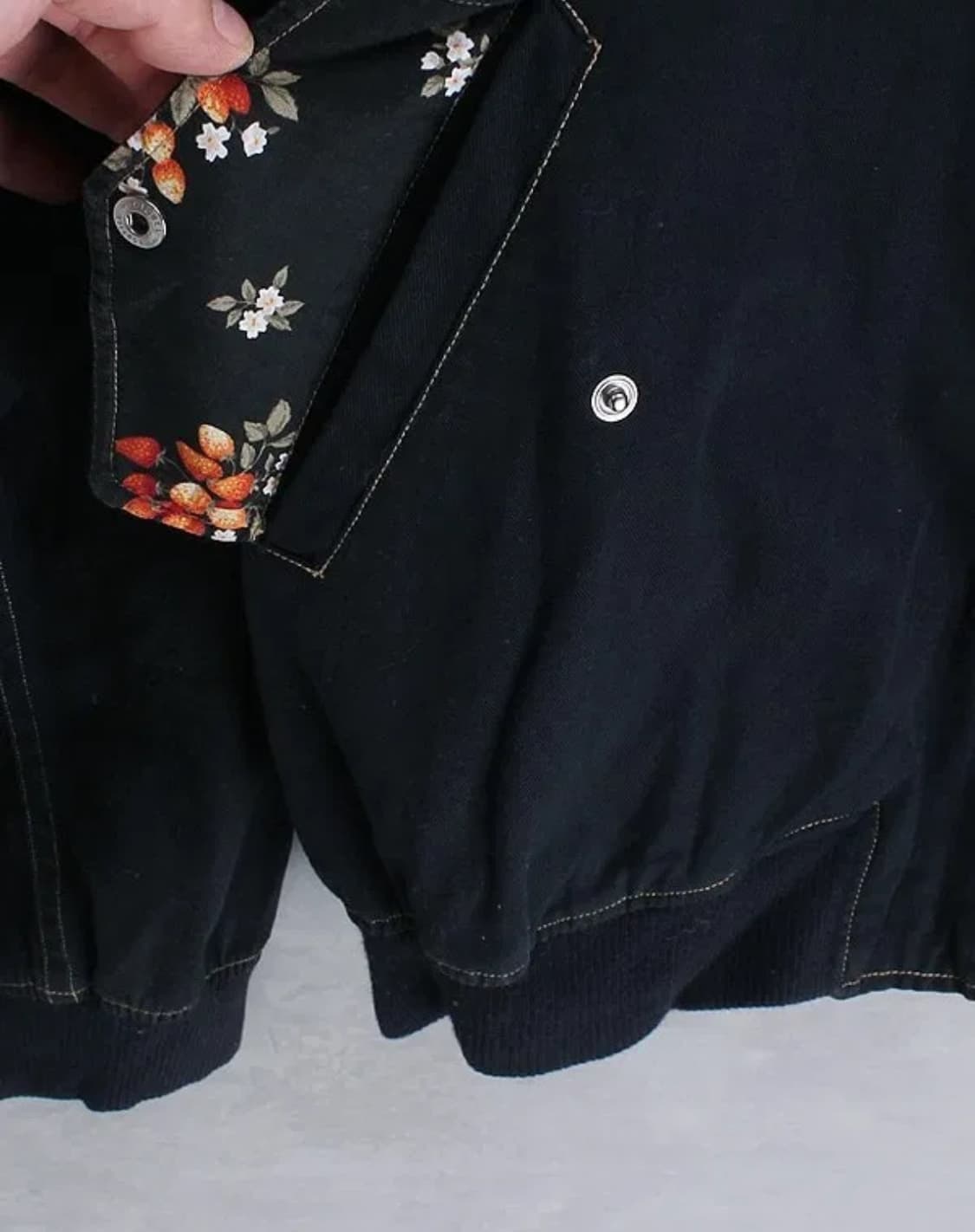 핑크하우스 무드 빈티지 패치 봄버  봄 자켓 상품이미지7