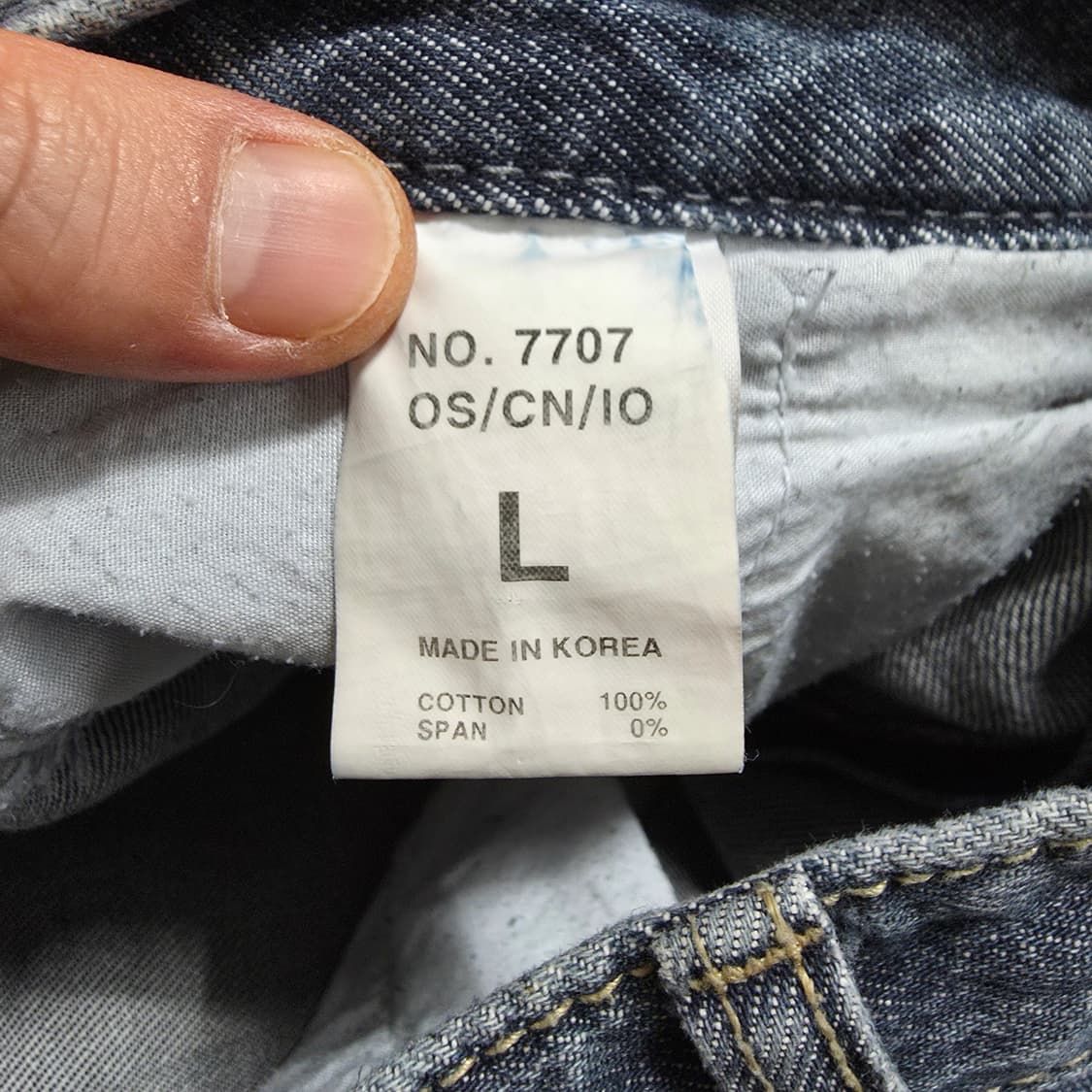 (L)여성 ACRO 하이웨스트 와이드 데님 팬츠 상품이미지4