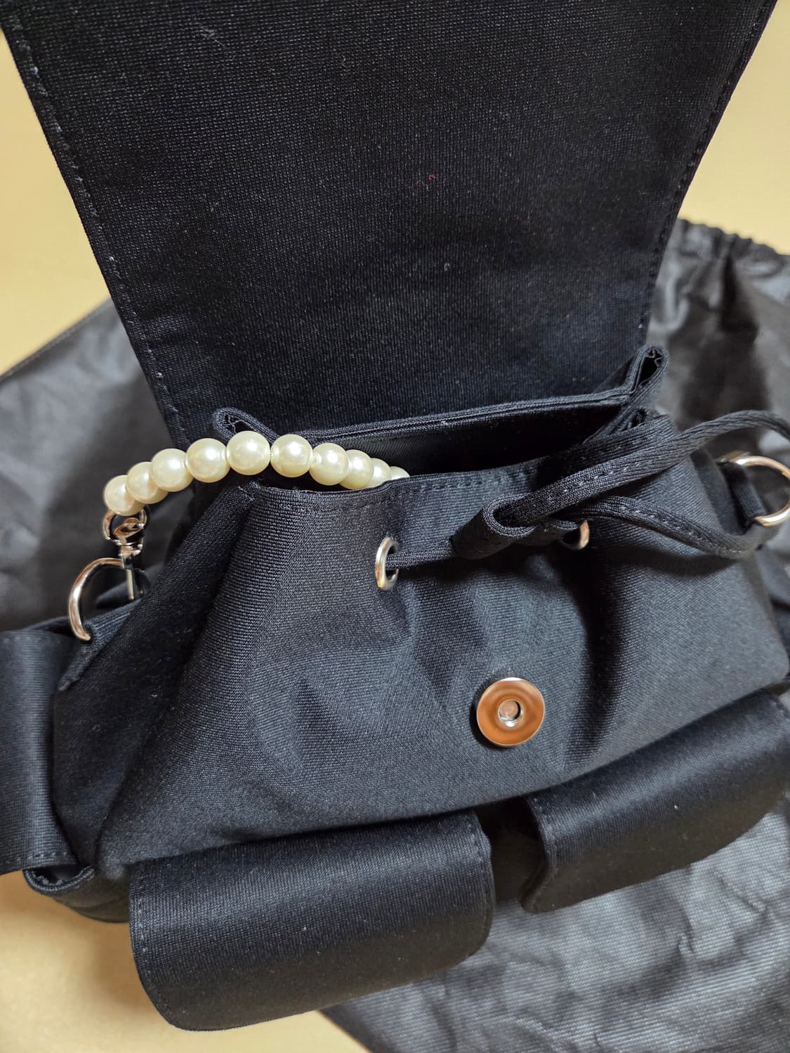 켈리즈 업사이클링 백 가방 크로플 백팩 상품이미지3