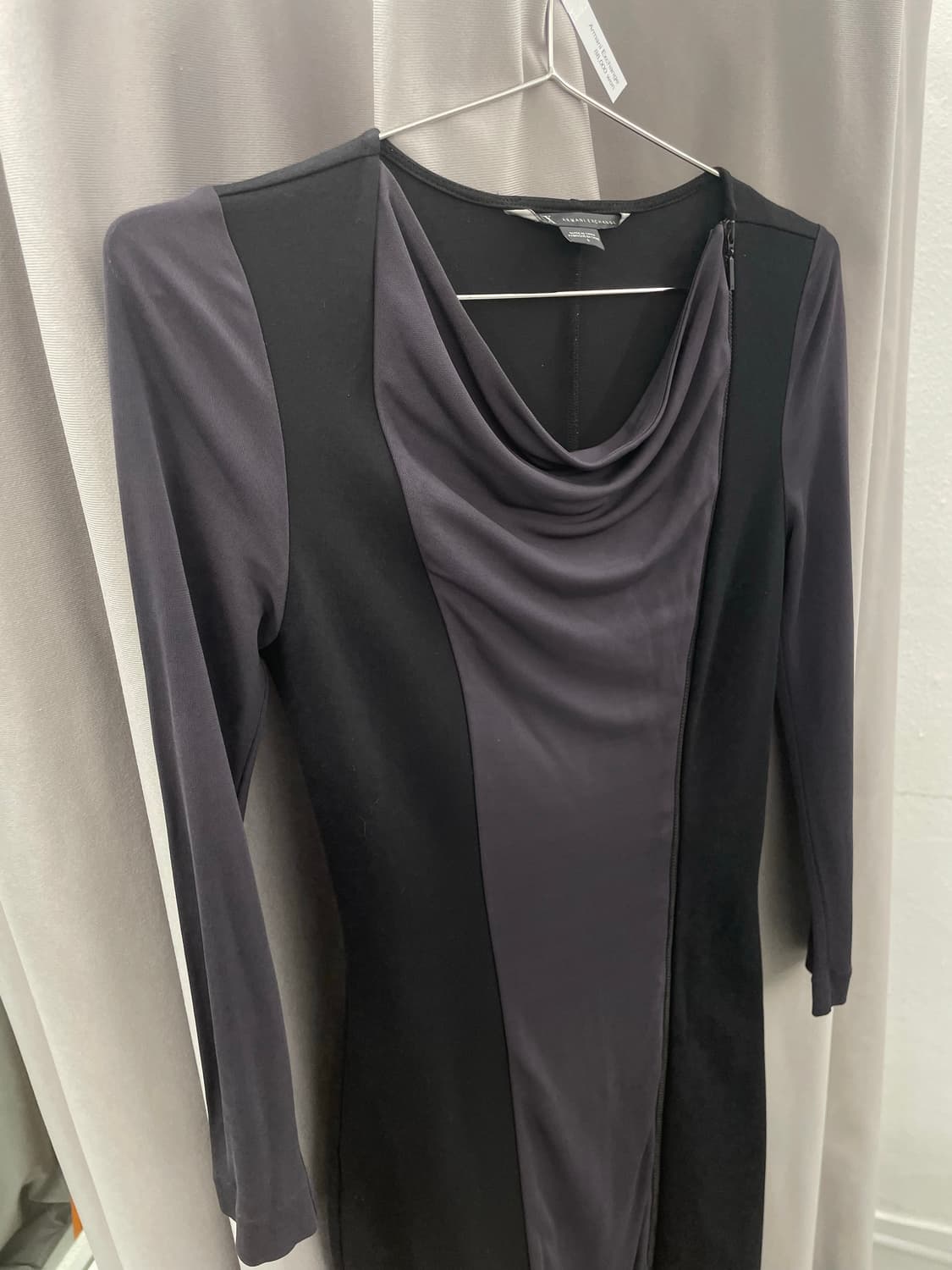 알마니익스체인지 비스코스 사이드 지퍼 드레스 상품이미지1