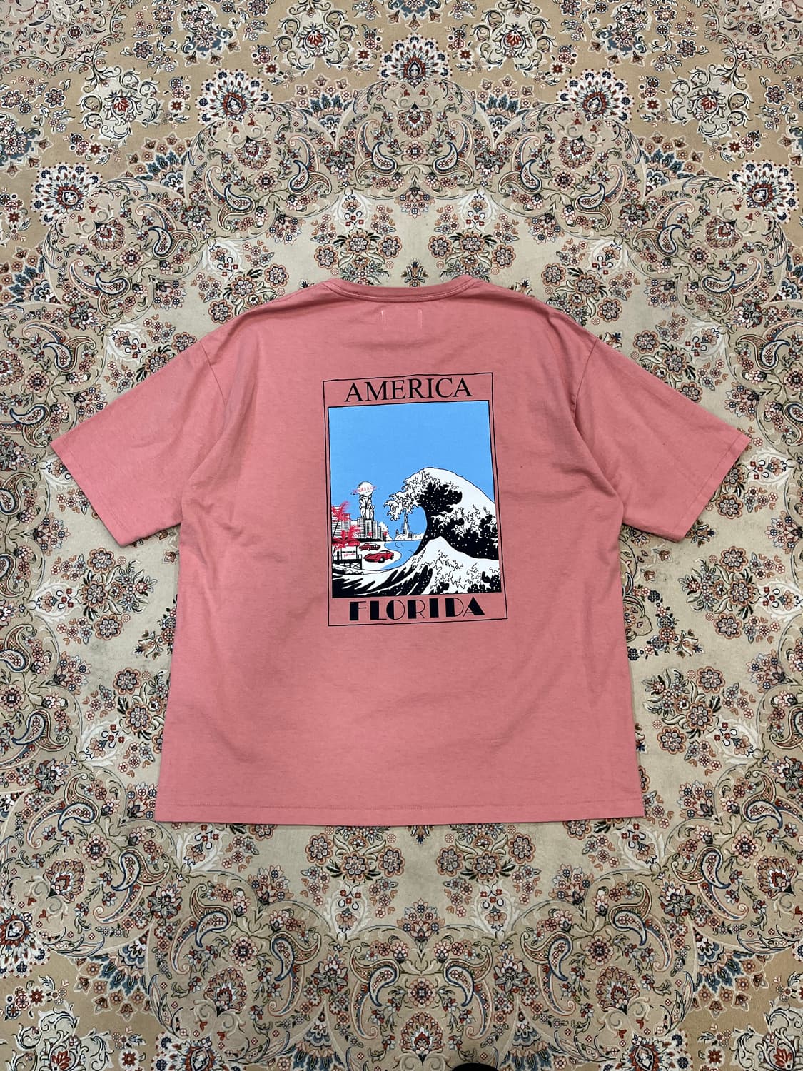 칼오라인 22ss 아메리칸 웨이브 티셔츠 반팔 상품이미지1