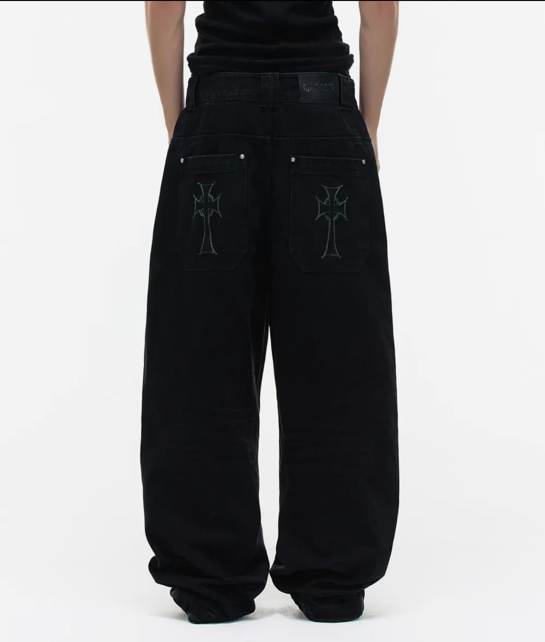 OPUS 0012 리퀴드 데님팬츠 블랙 m 상품이미지2