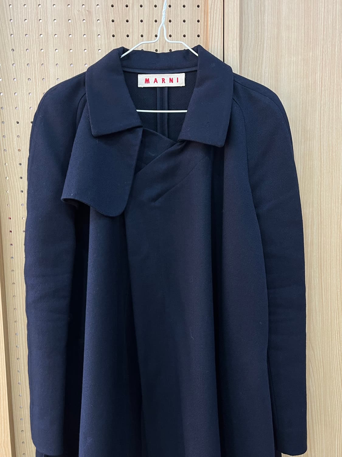 마르니 언발 코트 네이비 38 상품이미지1