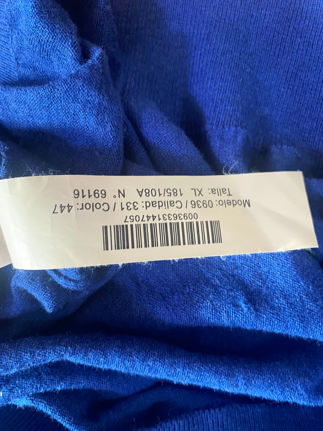 Massimo Dutti 다크 블루 니트 XL 상품이미지4
