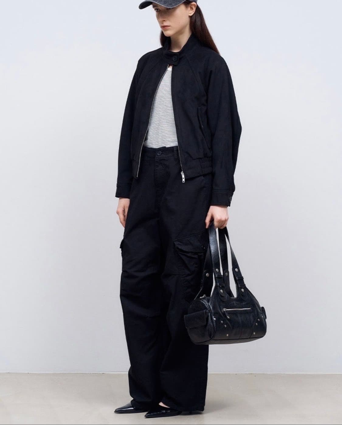 도프셉 레아 숄더백 도트백 블랙 상품이미지4