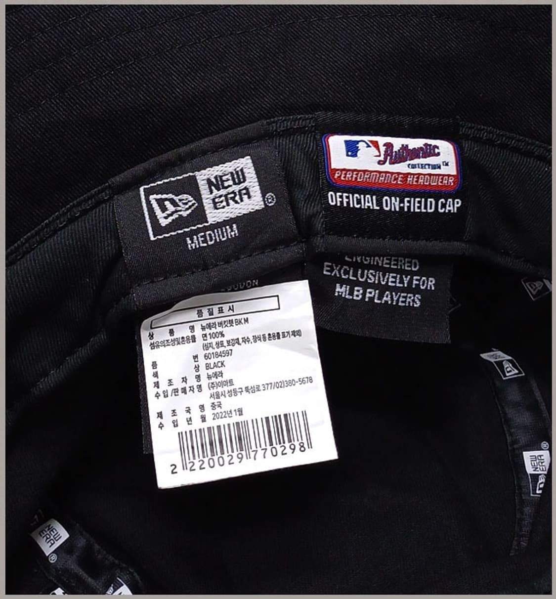 뉴에라 정품 버킷햇 모자 J-766 상품이미지5