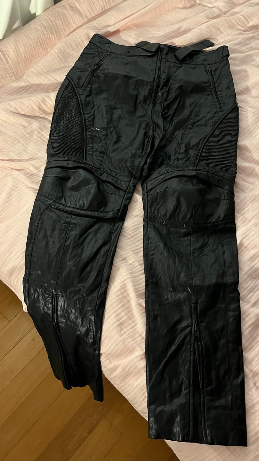 준지 레더팬츠 총장97/허리39 상품이미지1