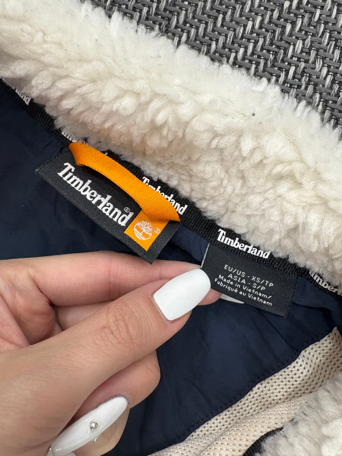 팀버랜드 롱 뽀글이집업 상품이미지3