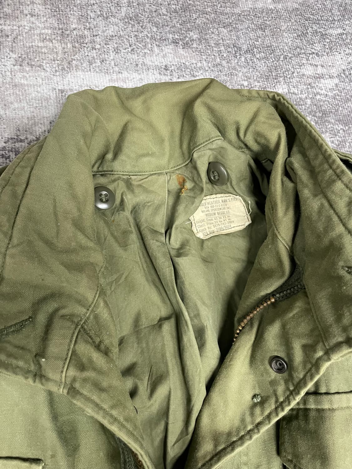 72년 US ARMY M-65 상품이미지5