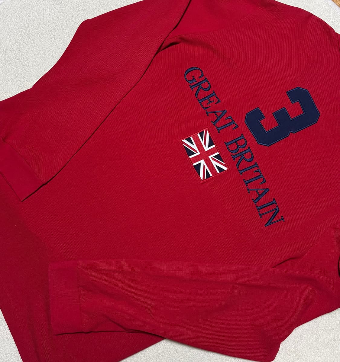 폴로 빅포니 영국 레드 네이비 긴팔 상품이미지5