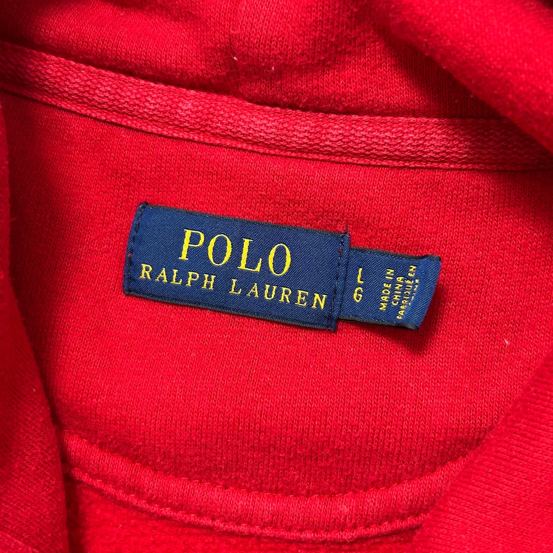 폴로 우먼스 빅포니 성조기 후드집업(L) 상품이미지2