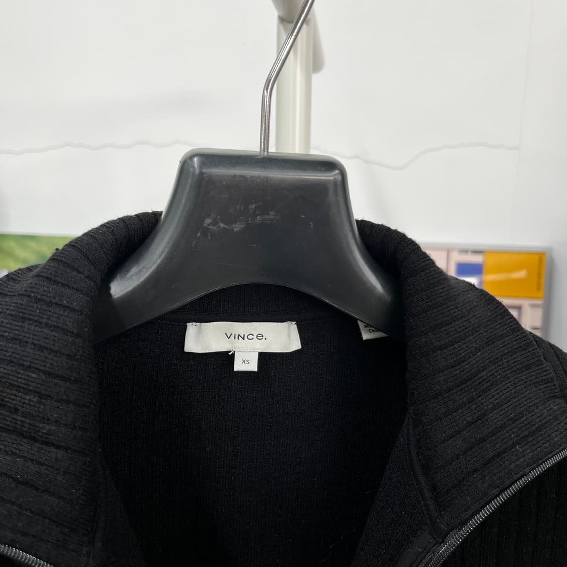 빈스 풀오버 하프집업 XS 상품이미지3