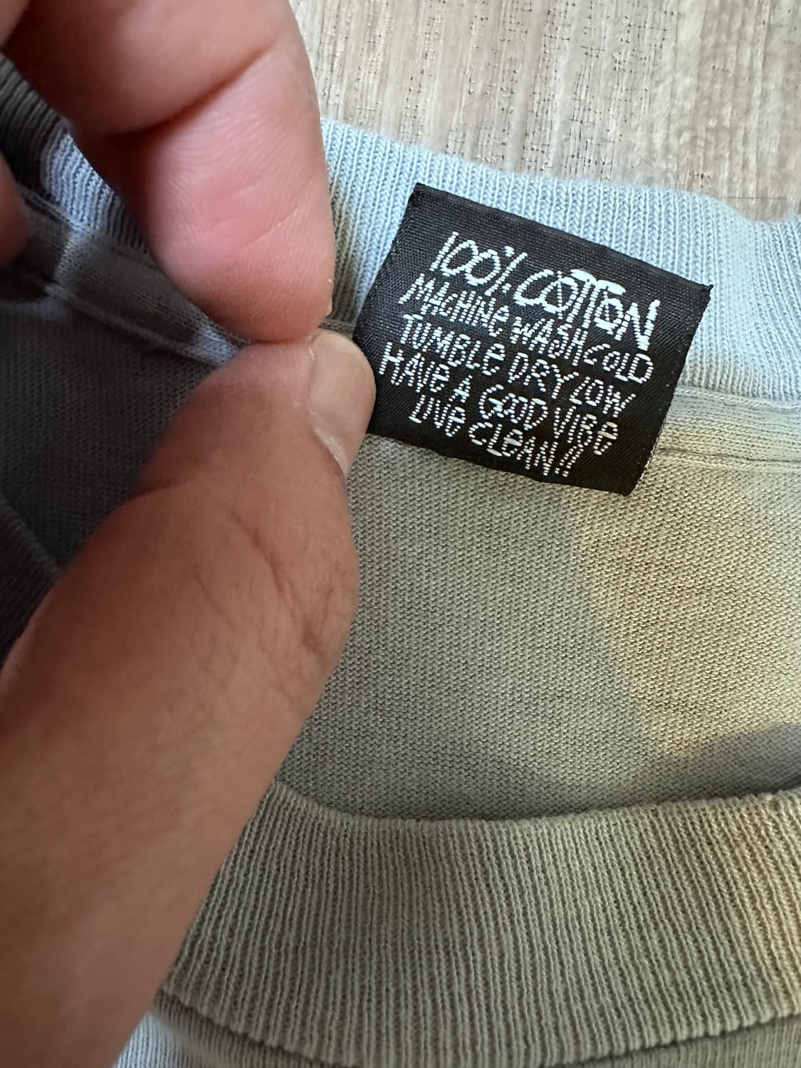 빈티지 스투시 빅 미티 반팔티 MADE IN USA 90s 상품이미지4