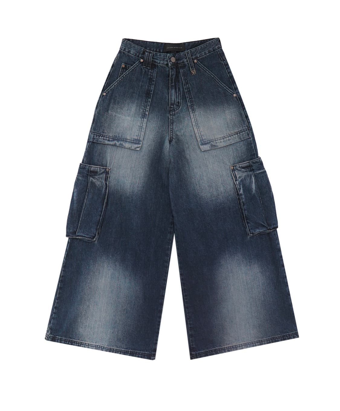 트리밍버드 데님 카고 팬츠 딥블루 상품이미지3