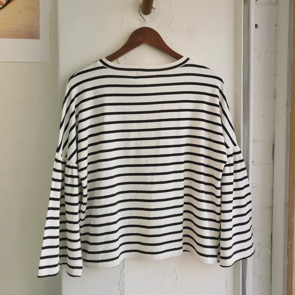 Folk 프릴 8부 소매 티셔츠 상품이미지6