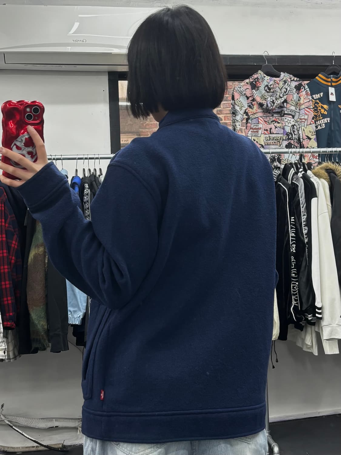 리바이스 넥버튼 울 자켓 상품이미지5