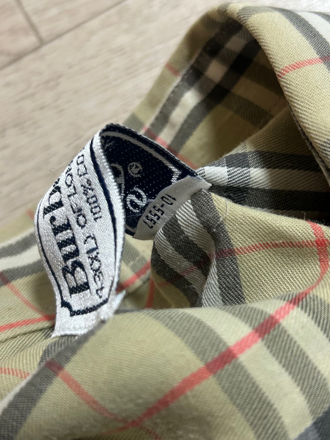 버버리 노바체크 반팔셔츠(XL) 상품이미지3