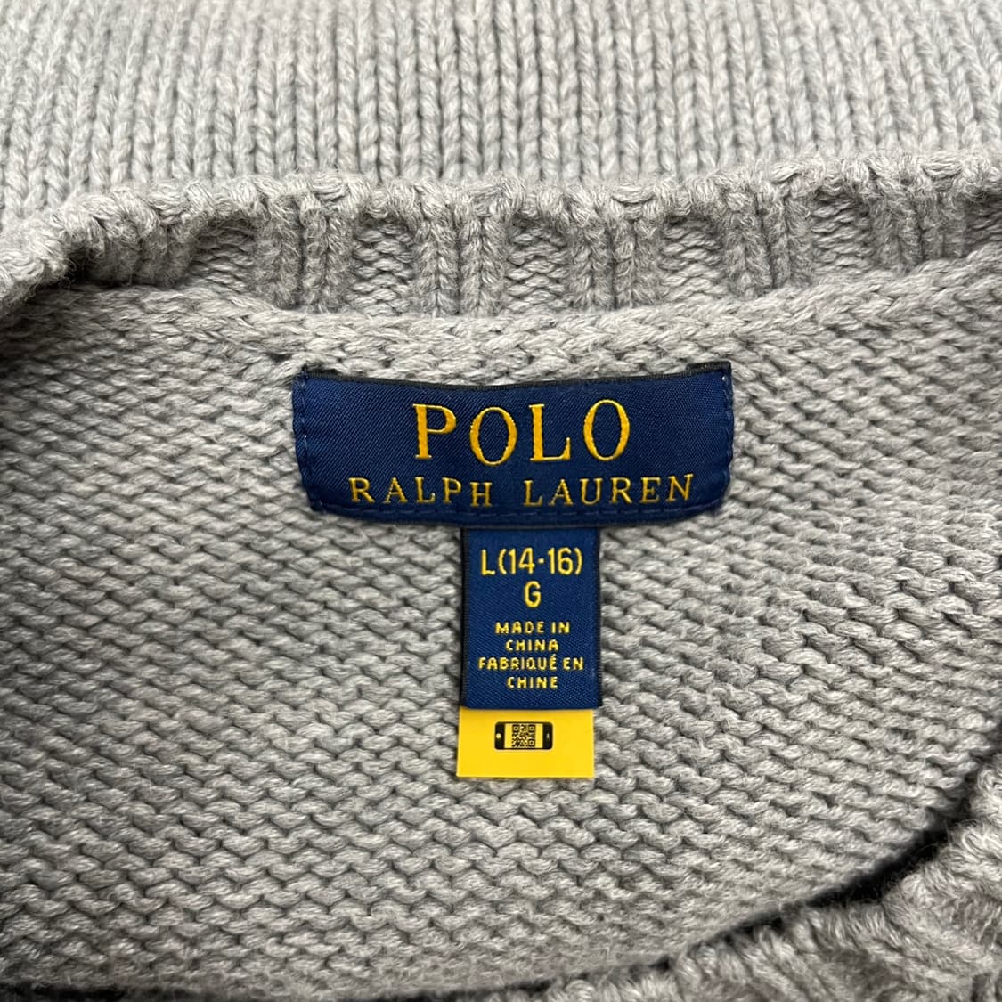 폴로 랄프로렌 쿨 그레이 성조기 니트  상품이미지5