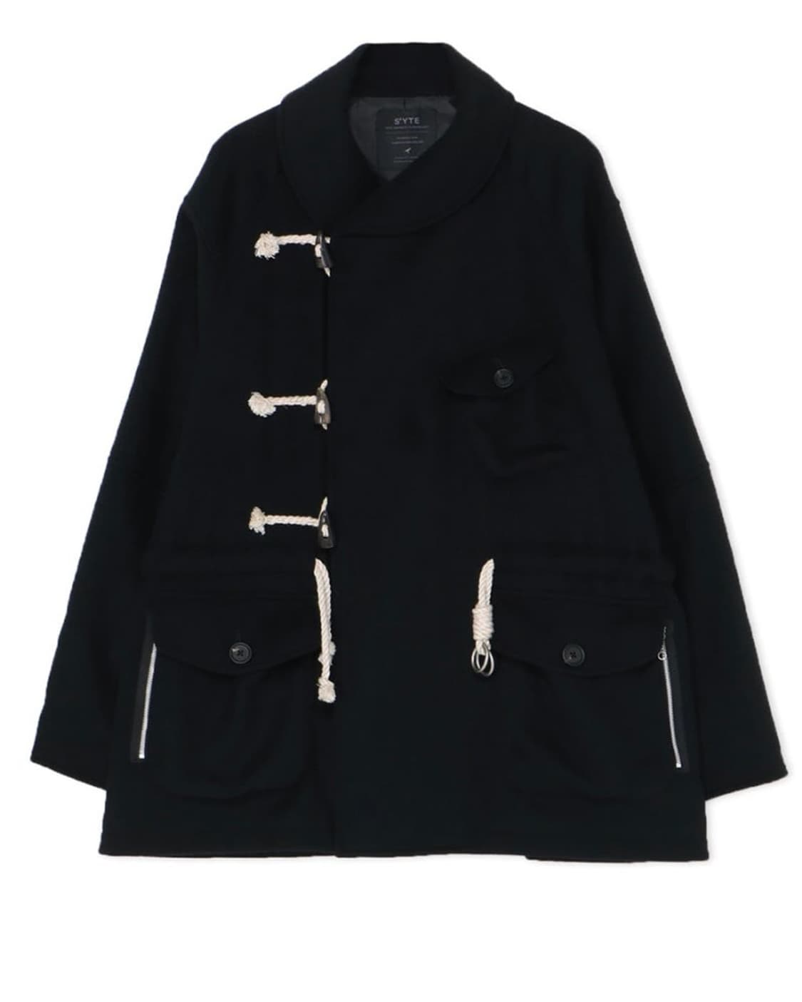 (구매) 요지 야마모토 s’tye 22aw 울 비버 쇼 칼라 더플코트 상품이미지1