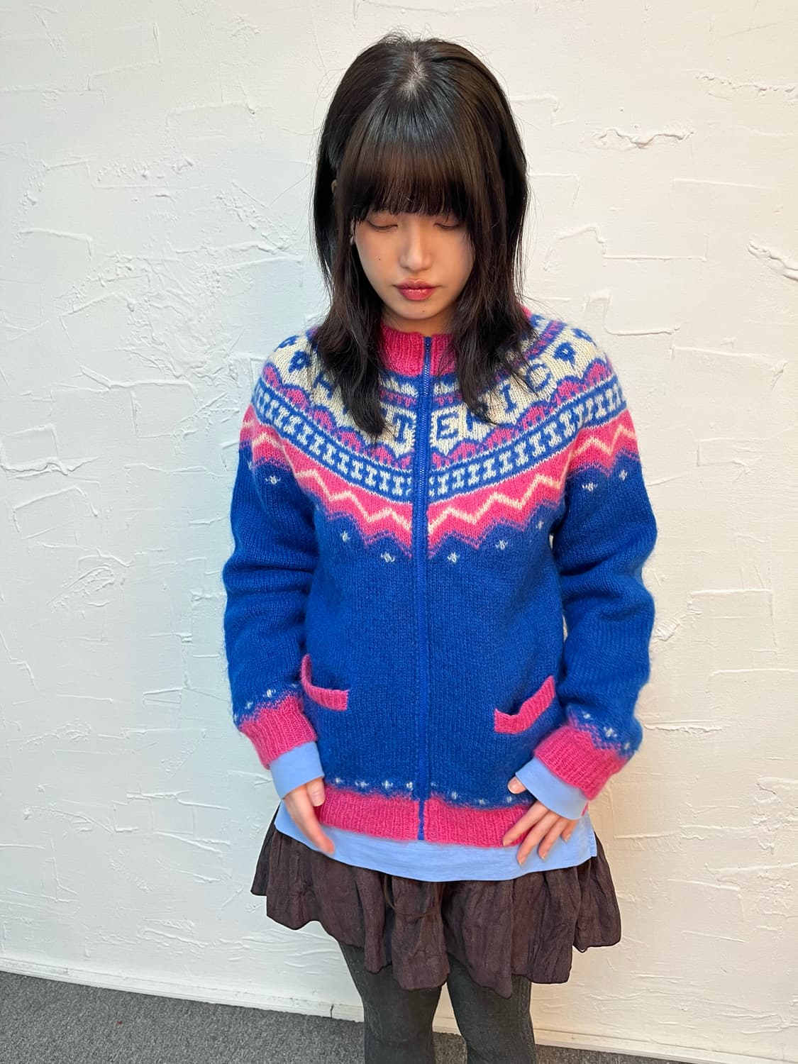 히스테릭 글래머 울 모헤어 니트 가디건 상품이미지7