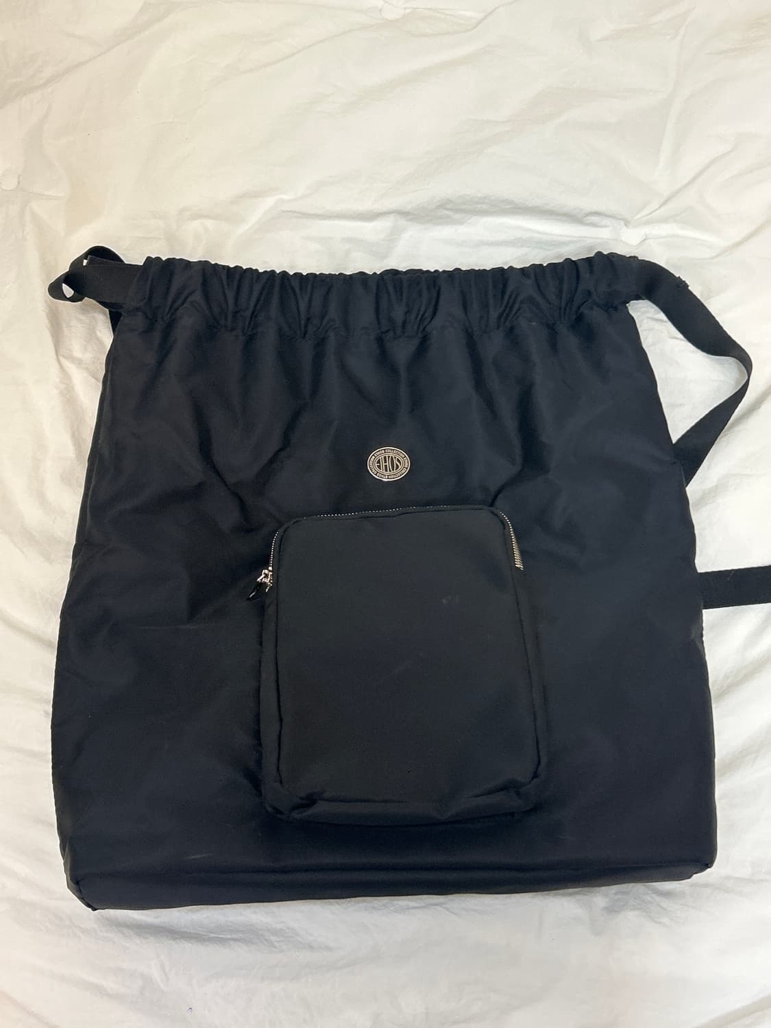 에토스 나일론 스트랩 백팩 블랙 상품이미지4