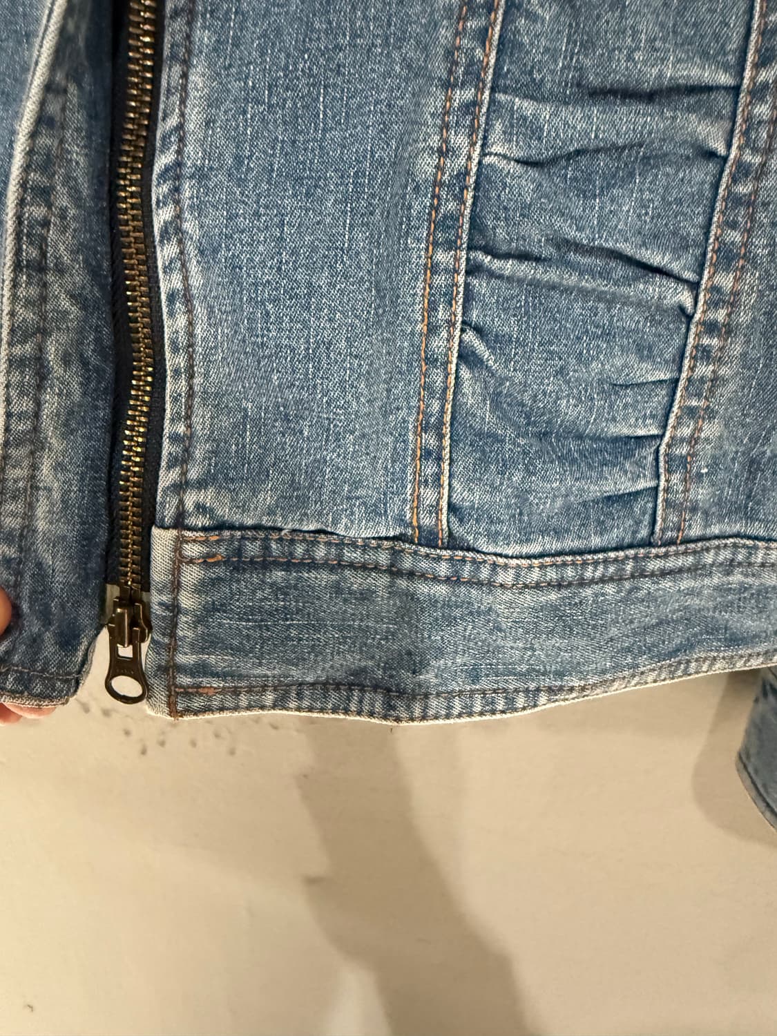 Buckle point shirring 2-way jacket 상품이미지8