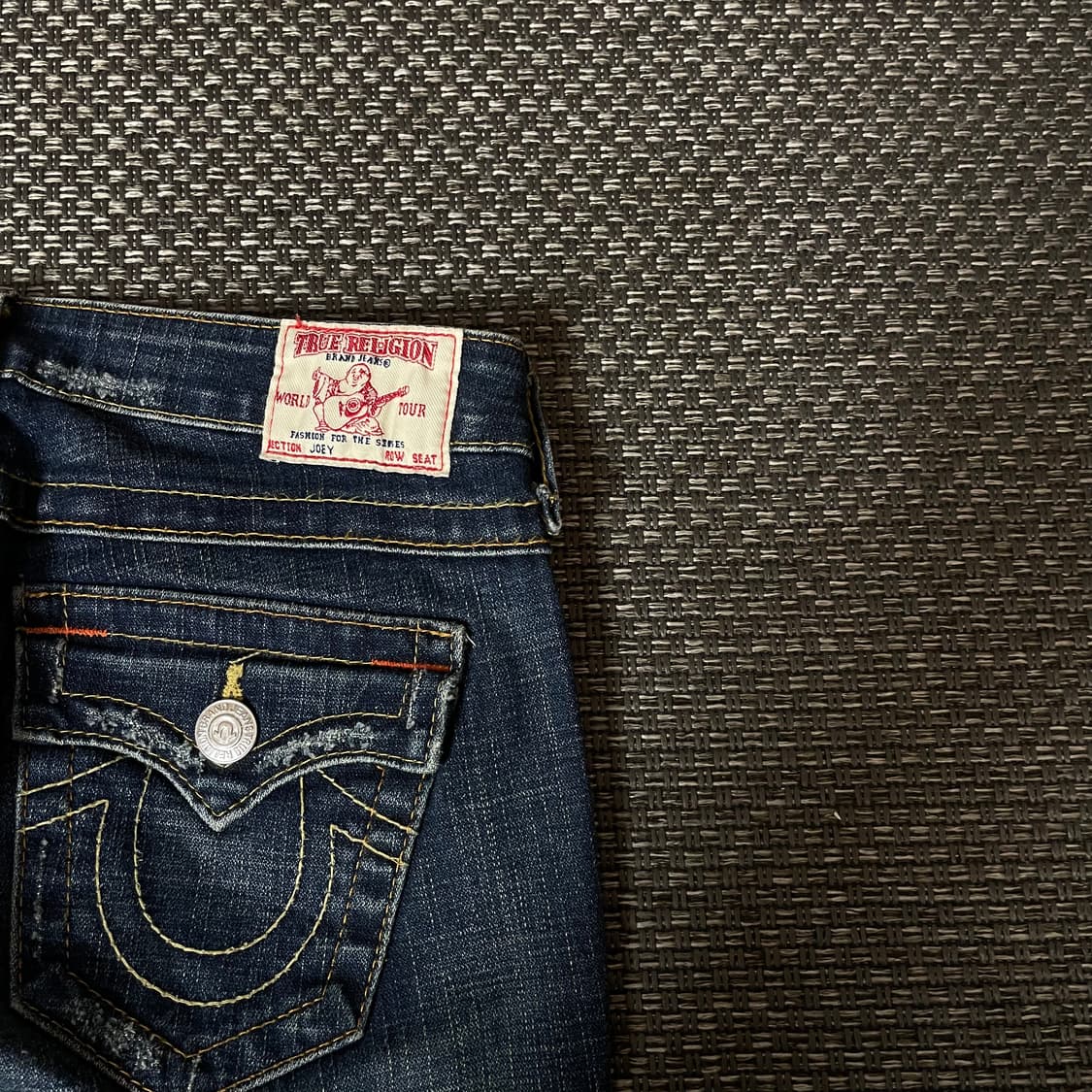 (26) 트루릴리젼 진청 데미지 데님 팬츠 부츠컷 상품이미지7