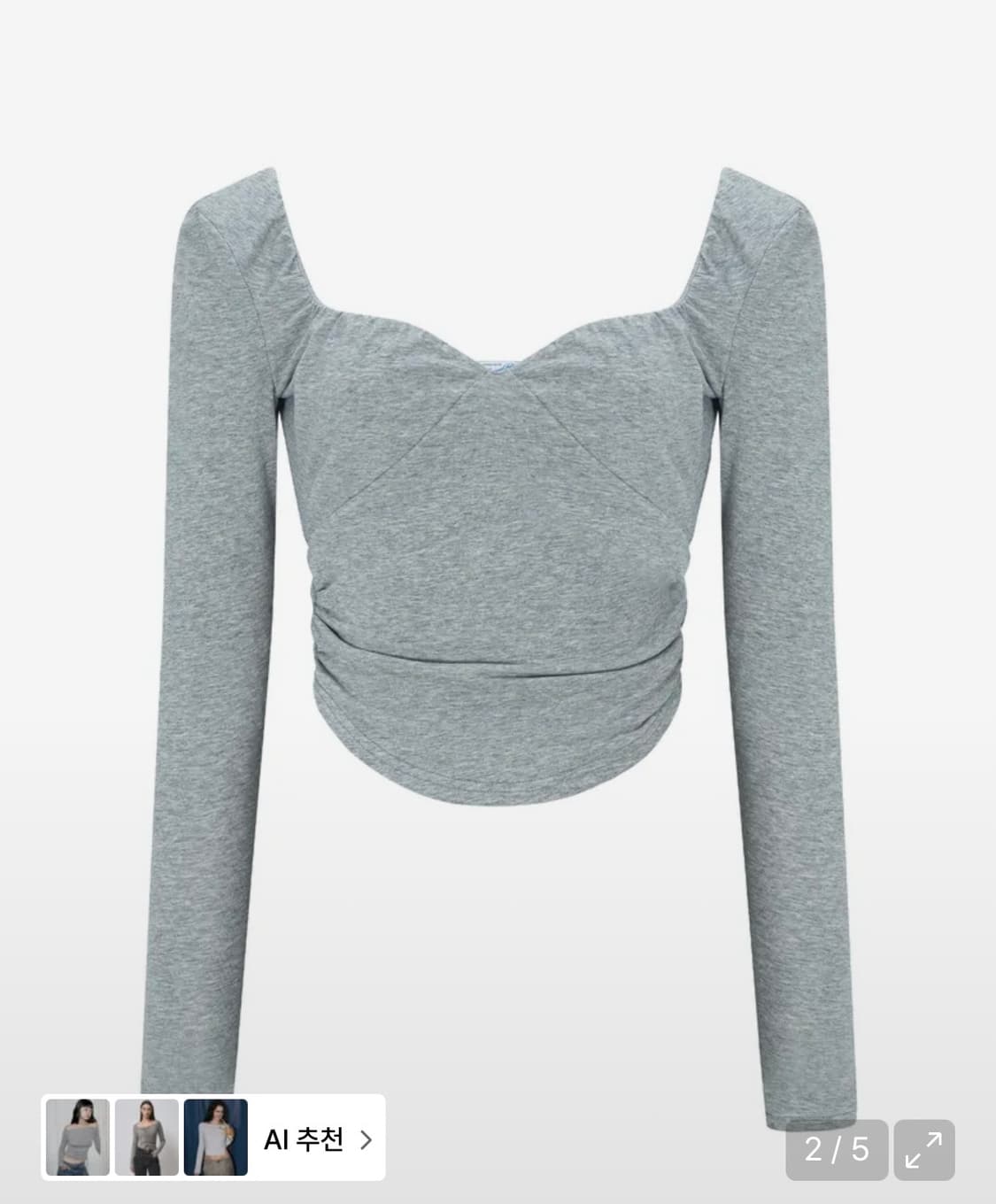 플리즈노팔로우 미스티 셔링 롱슬리브 탑 플노팔 상품이미지3