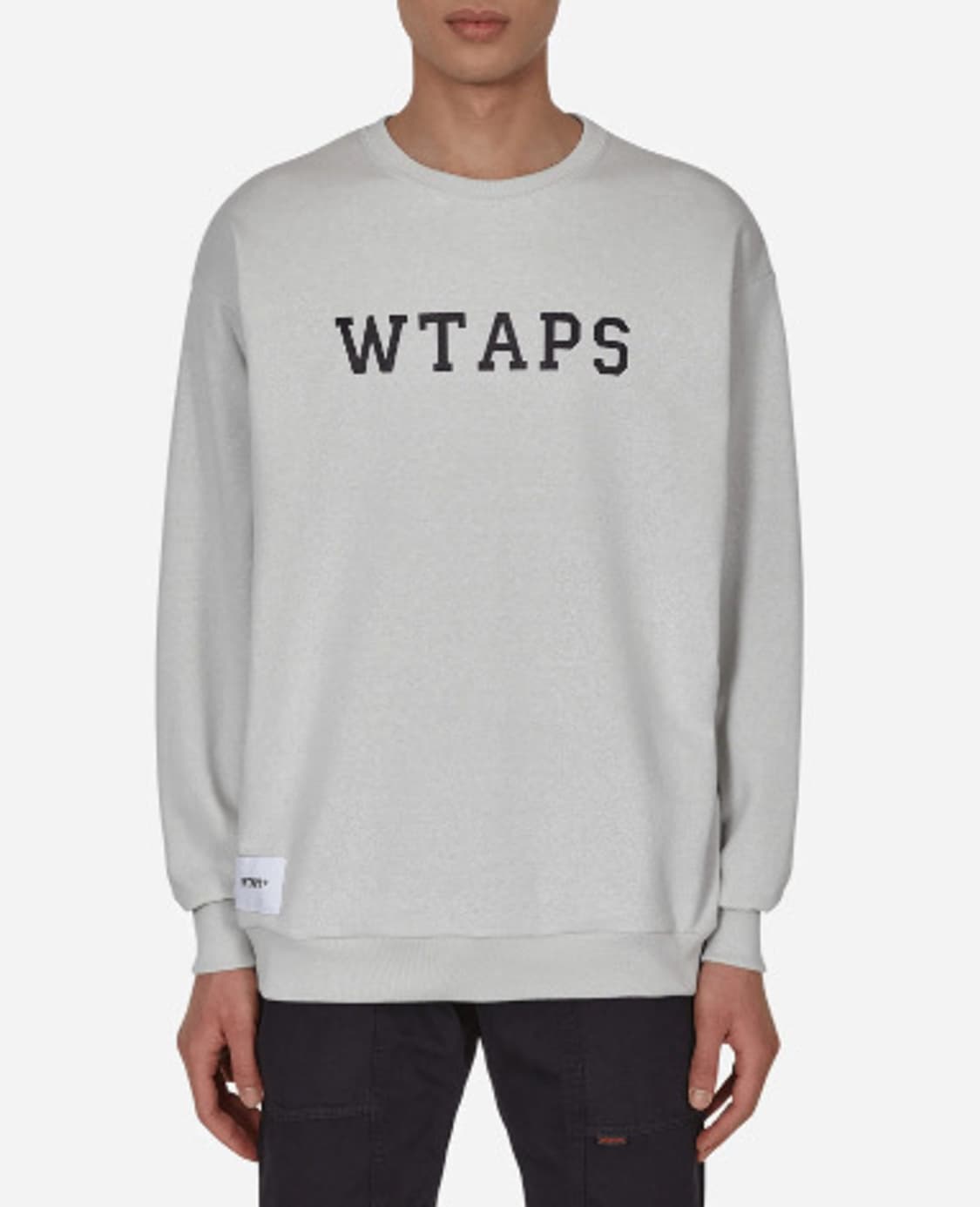 [L] 더블탭스 COPO 아카데미 맨투맨 라이트 그레이 22SS 상품이미지2