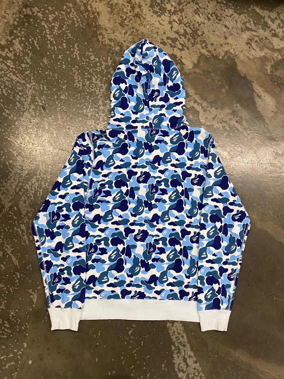 베이프 블루카모 베이프스타 후드집업 우먼M  상품이미지2