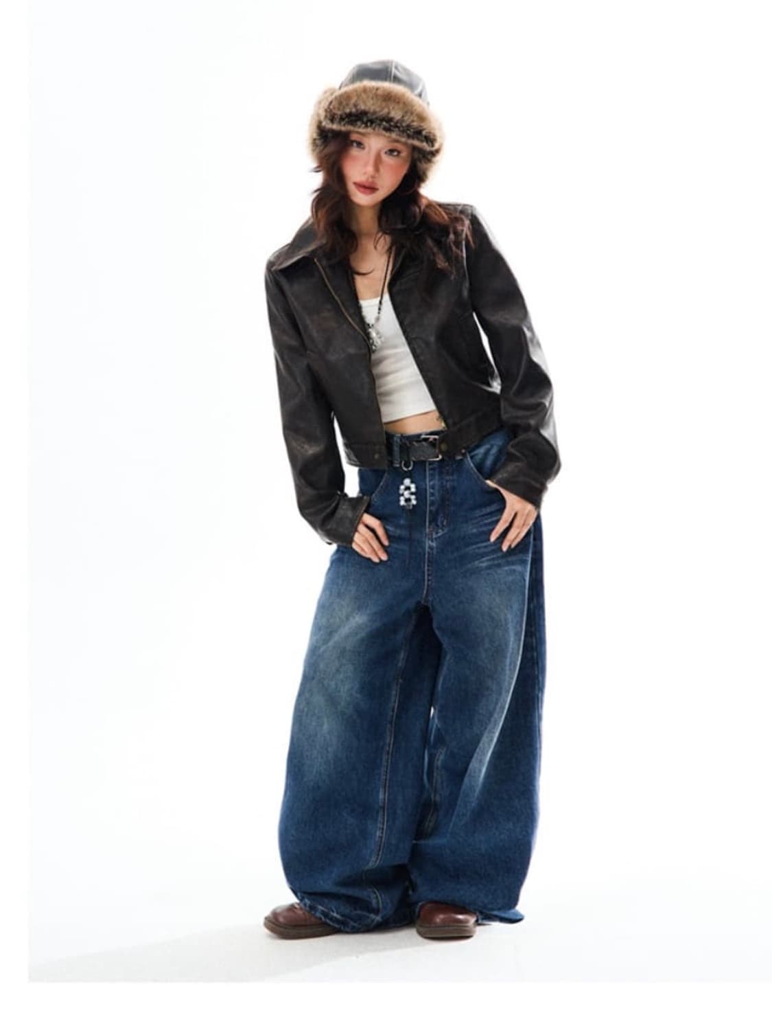 YOUNG STAGE Rustic Lether Jaket 레더자켓 상품이미지3