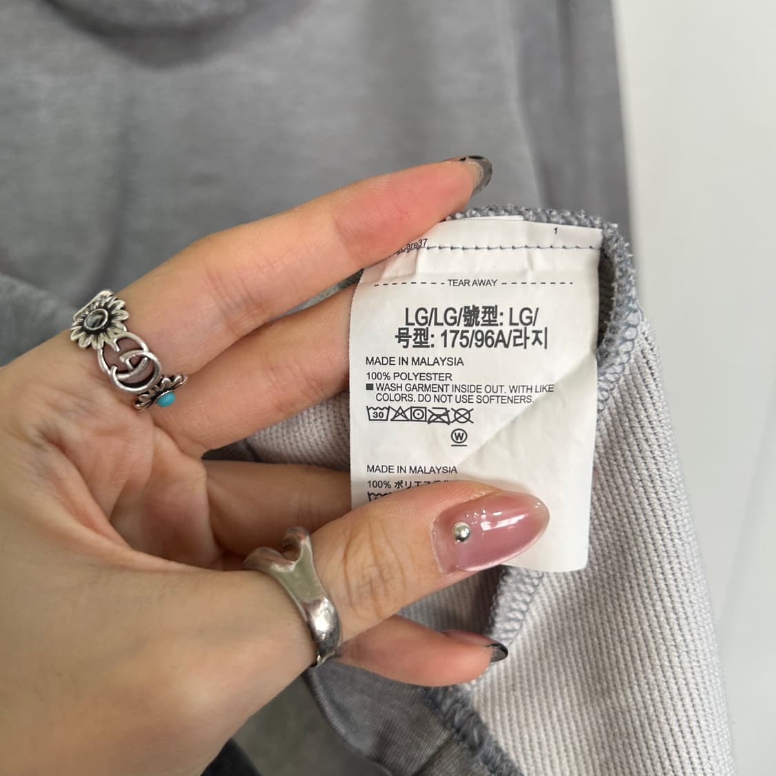 언더아머 UA 피티드핏 UA MK-1 테리 그래픽 후디 L 새상품급 상품이미지4