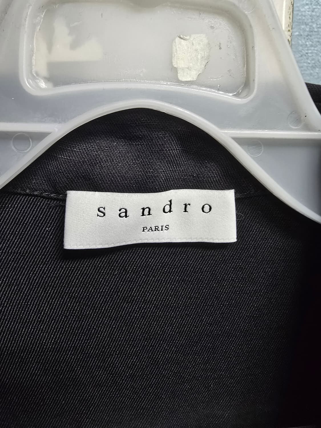 Sandro 블랙 셔츠 원피스 상품이미지6