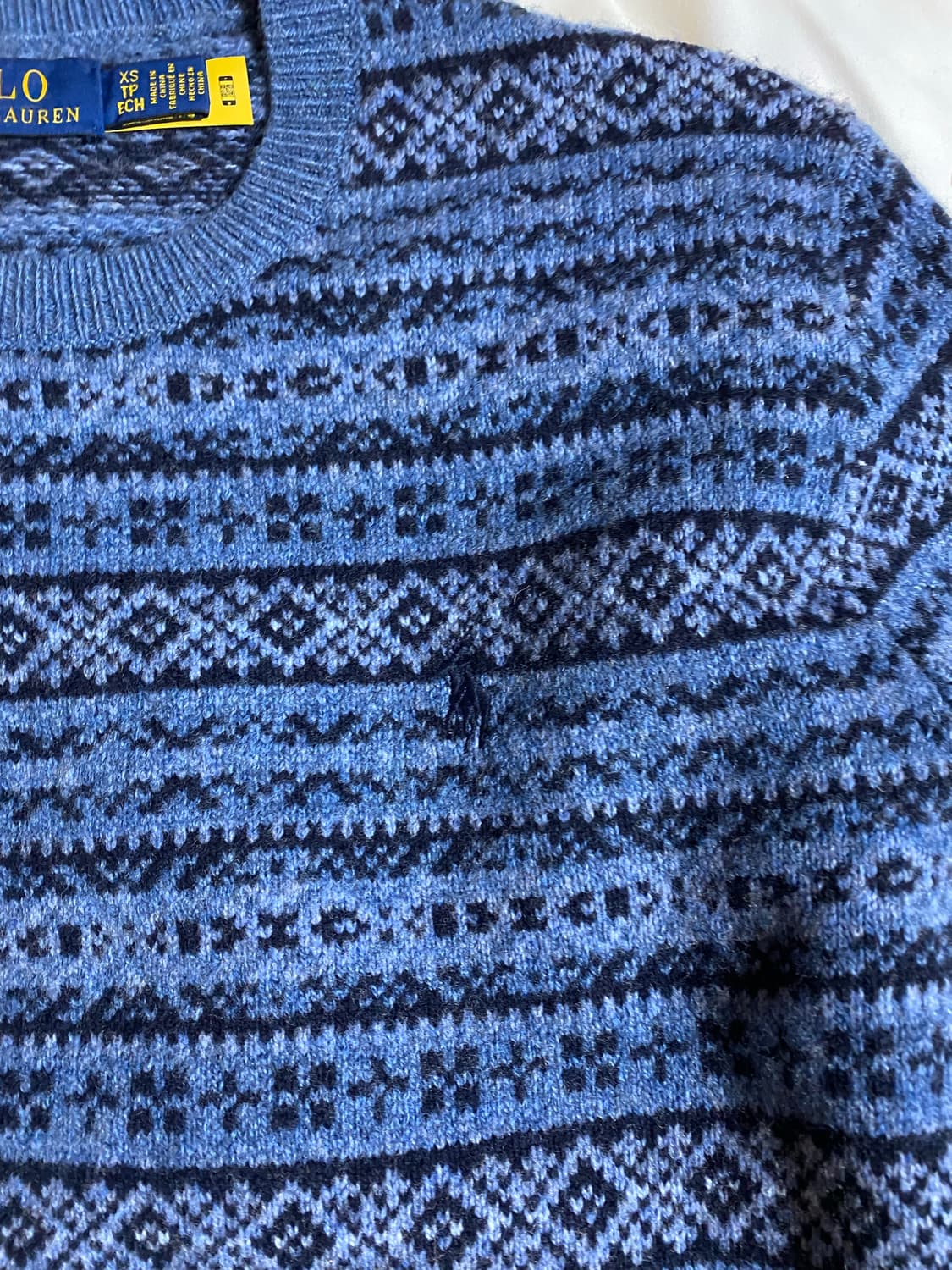폴로 페어아일 니트 xs 사이즈 상품이미지5